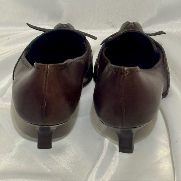 Prada Brown Leather Heels - Picture 5 of 5